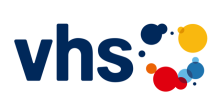 drei Buchstaben V,H,S als Logo für Volkshochschule