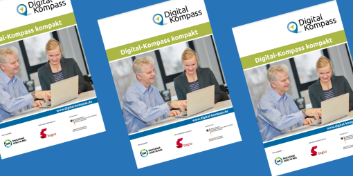 Zu sehen ist die Publikation "Digital-Kompass kompakt".