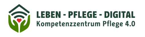 Logo des Berliner Projektes des Kompetenzzentrums Pflege 4.0