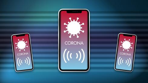 Die Corona-App auf verschiedenen Smartphones
