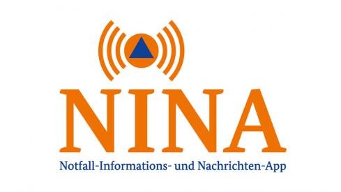 Das Logo der Nina-App