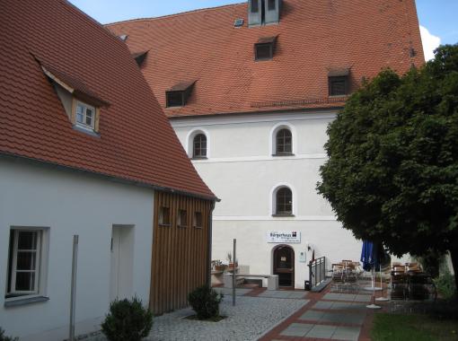 Neuburger Kasten, Perspektive von der Jesuitenstraße aus