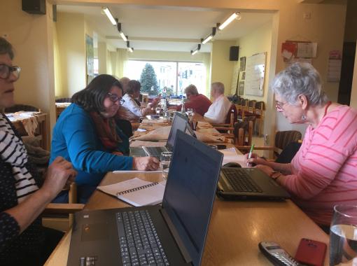Foto von Teilnehmern eines PC Kurses in Kaldenkirchen