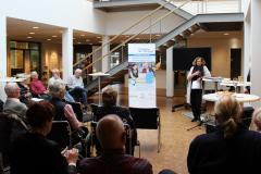 Vortragssituation in Hamburg zur Eröffnung des Digital-Kompass Standorts