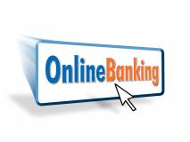 Online Banking Schild