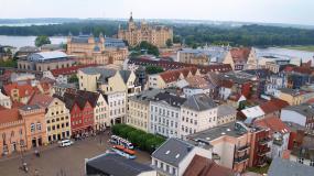 Panoramablick auf Schwerin