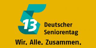 Banner des Deutschen Seniorentags- Wir.alle.zusammen.
