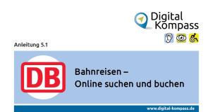 Links neben dem Titel der Anleitung: Abbildung des Logos der Deutschen Bahn