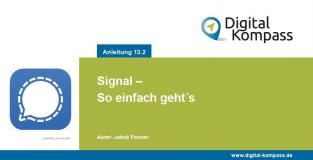 Titelblatt der Anleitung 13.2 Signal – So einfach geht´s