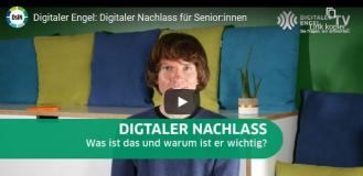 Bildschirmaufnahme aus dem Video "Digitaler Nachlass für Senior:innen" mit Johannes Hiller