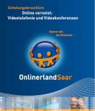 Titelblatt der Schulungsbroschüre Online vernetzt: Videotelefonie und Videokonferenzen
