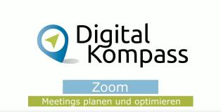 Startbild des Vortrags über das Planen und Optimieren von Treffen mit Zoom