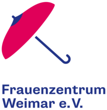 Logo des Frauenzentrum Weimar e.V.: Ein aufgespannter Regenschirm