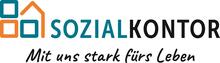 Logo des Sozialkontors mit Claim: Mit uns stark fürs Leben