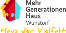 Logo des Mehrgenerationenhauses in Wunstorf mit dem Wahlspruch "Haus der Vielfalt"
