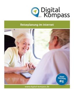 Titelbild der Handreichung #6: "Reiseplanung im Internet"