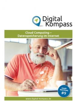Titelbild der Handreichung #9 „Cloud Computing – Datenspeicherung im Internet“