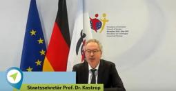 Abbildung des Herrn Staatssekretärs Prof. Dr. Kastrop