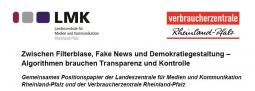 Kopfzeile des gemeinsamen Positionspapiers der Landeszentrale für Medien und Kommunikation und der Verbraucherzentrale von Rheinland-Pfalz