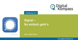 Titelblatt der Anleitung 13.2 Signal – So einfach geht´s