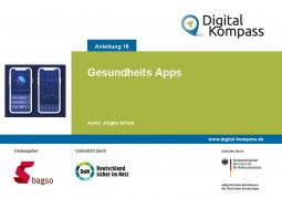 Titelblatt der Anleitung 18 "Gesundheits App"