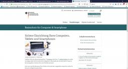 Abbildung der Internetseite