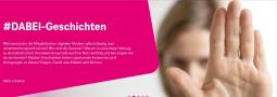 Ein Galeriebild der Starseite der #DABEI-GESCHICHTEN