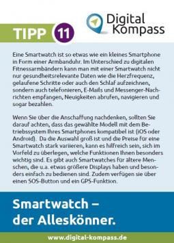 Die erste Seite mit dem Tipp 11 - Smartwatch – der Alleskönner. 