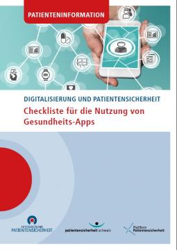 Titelblatt der Checkliste für die Nutzung von Gesundheits-Apps