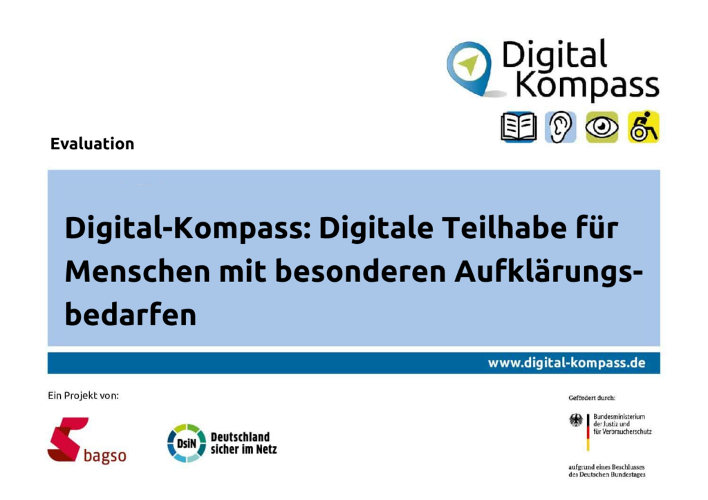 Cover Evaluation Digital-Kompass- Kurzbericht
