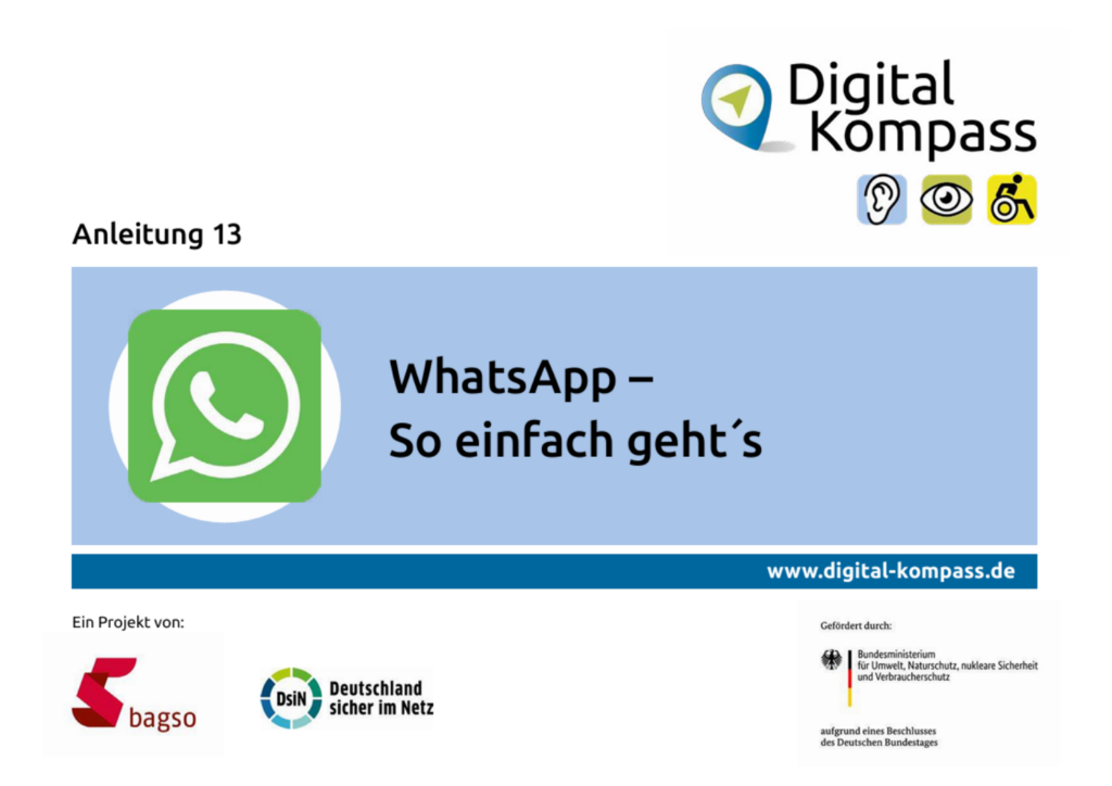 Cover Anleitung 13- WhatsApp - So einfach geht`s