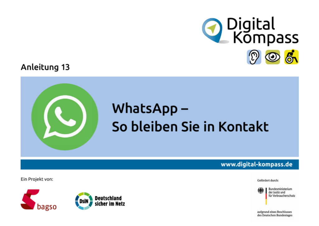 Titelbild Anleitung 13: WhatsApp – So bleiben Sie in Kontakt