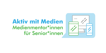 Logo Netzwerk- und Kooperationspartner: Aktiv für Medien - Medienmentor*innen für Senior*innen